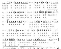 仰望——致老师简谱-付广慧、陆有良词/陆有良曲
