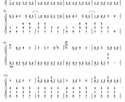 レクイエム钢琴简谱-数字双手-柊奈绪