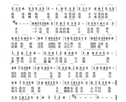 筠连，我可爱的故乡简谱