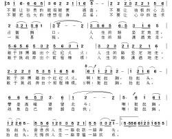 挺起胸抬起头简谱-邓永旺词/应华熠曲