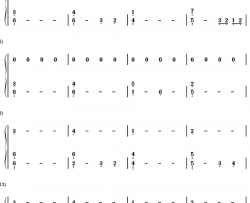 Mein Herz Brennt钢琴简谱-数字双手-Rammstein