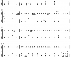 与我无关钢琴简谱-数字双手-阿冗