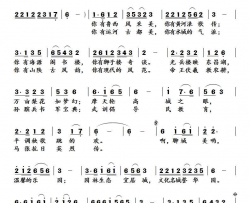 聊城美简谱