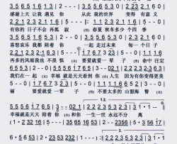 要爱就爱一辈子简谱-林胜天演唱-林胜天/凡间精灵词曲