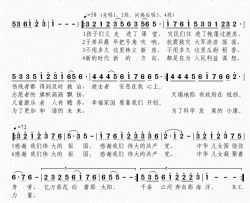 感谢祖国感谢党简谱(歌词)-郁钧剑演唱-LYY根据MV记谱