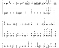 Checkmate钢琴简谱-数字双手-MICHI