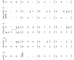 未来的志愿书钢琴简谱-数字双手-西国の海妖