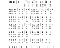 父母在我朋友圈简谱