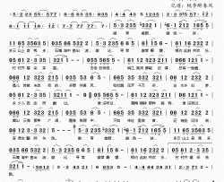 徽常美简谱(歌词)-慕容晓晓演唱-桃李醉春风记谱