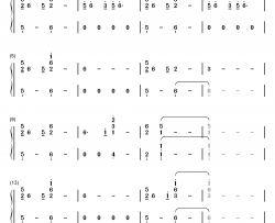 Us钢琴简谱-数字双手-James Bay