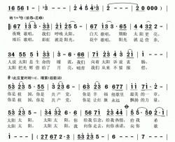 向着太阳歌唱任红举词周文军曲简谱-刘媛媛演唱