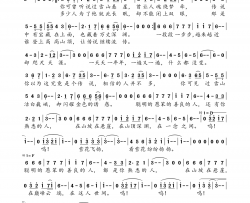 一念一生简谱-李健演唱-李健/李健词曲