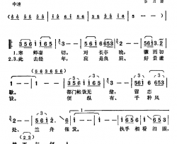 相看泪眼简谱-邓丽君演唱