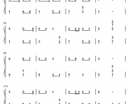 病毒防范歌钢琴简谱-数字双手-禤少燕 张科