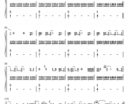 Someone Like You原版钢琴简谱-数字双手-Adele