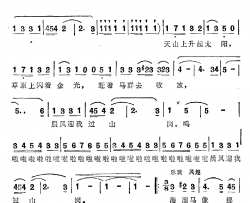 牧马人的歌简谱-安静宁扬词/万桐书曲