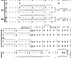 《毛泽东同志主办农民运动讲习所颂歌》组曲：一、红色的农讲所简谱