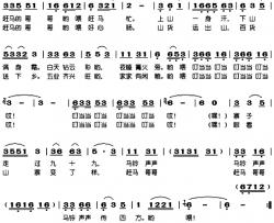 赶马哥哥赶马郎简谱-于淑珍演唱