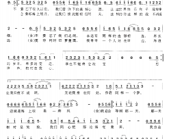 总会等到那一天1996年春晚歌曲简谱-那英毛宁演唱