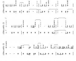 Angel钢琴简谱-数字双手-Fifth Harmony