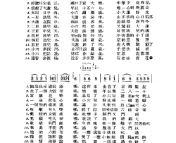 探清水河扫描谱简谱