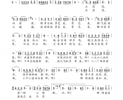 豫章十景任你游简谱-黄瑛首唱演唱-陈传湘、陈筱梅/吴书浔词曲