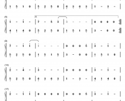 寻人启事钢琴简谱-数字双手-徐佳莹