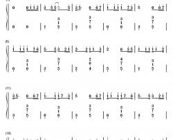 爱的代价钢琴简谱-数字双手-李宗盛