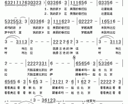 跟着卓玛去北京简谱-泽仁多吉演唱