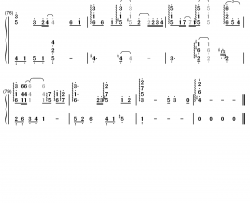 ナツノハナ钢琴简谱-数字双手-JUJU