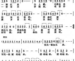 一颗红星头上戴简谱-李伟词/李伟曲