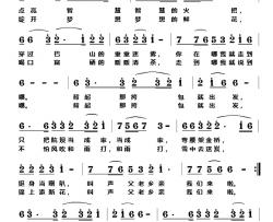 背起挎包就出发简谱-石作良词/黎荣军曲