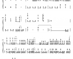 ゼロセンチメートル钢琴简谱-数字双手-大原由衣子