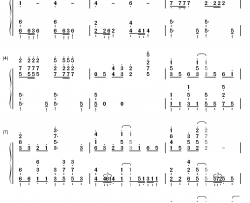 ふ・れ・ん・ど・し・た・い钢琴简谱-数字双手-学园生活部