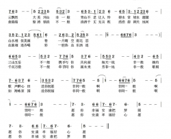 非同一般简谱