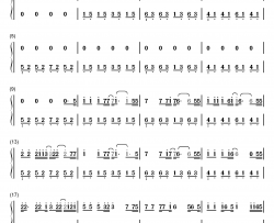 写给黄淮钢琴简谱-数字双手-解忧邵帅