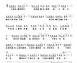 让家的感觉更好简谱-黄格选演唱-春岩/许建强词曲