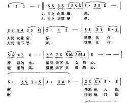 我是幸福人简谱-电视剧《踏遍青山》插曲