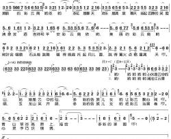 彩云南简谱(歌词)-雷佳演唱-潘明记谱