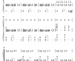 爱情字典钢琴简谱-数字双手-孙燕姿