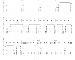 Magic钢琴简谱-数字双手-Sia