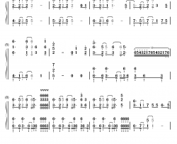 紅蓮華钢琴简谱-数字双手-LiSA