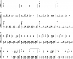 Over the Horizon钢琴简谱-数字双手-三星