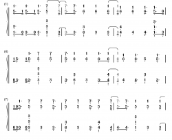 Naked钢琴简谱-数字双手-James Arthur