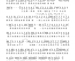 初恋的味道简谱-任静演唱-缪长青/付笛生词曲