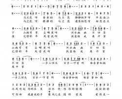 亲亲的马兰花简谱