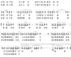 芙蓉国里开放潮简谱-张林枝词/王佑贵曲