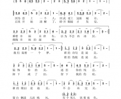 诗人的泪简谱-待定演唱-陈金寿/黄永杰词曲