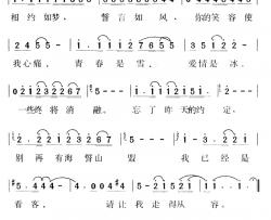相约如梦简谱-《北京人在纽约》主题歌