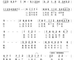 心的意义简谱-